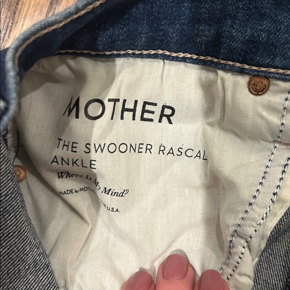 NWOT Mother The Swooner Rascal Ankle | wash:  Where is My Mind? Size 25 - Picture 8 of 11